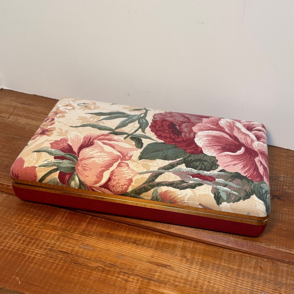 Vintage Floral Mele Travel Jewelry Box! New With Tags Condition!  NWT